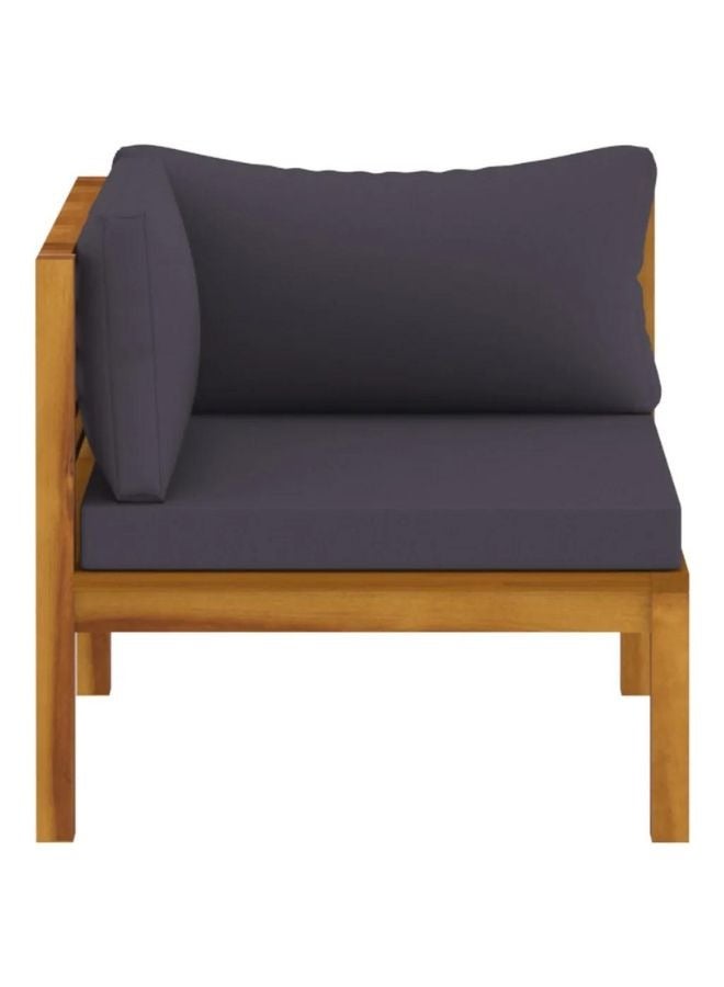 vidaxl vidaXL 3 Piece Garden Lounge Set with Cushion Solid Acacia Wood  - Image 2