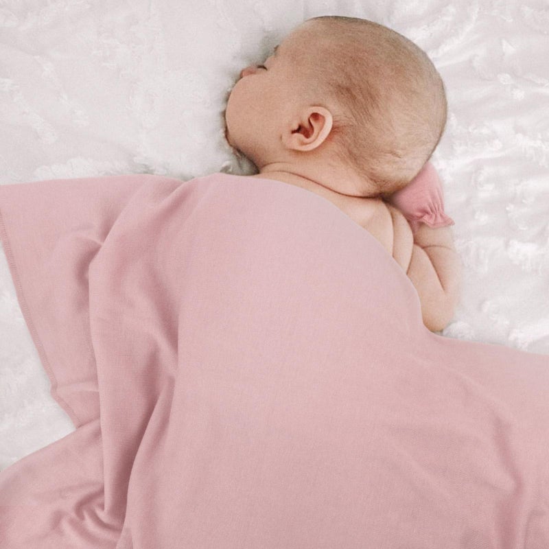 DRESHOW BQUBO Newborn Receiving Blanket Bow Hat Gloves Set Cotton Warm Baby Swaddle Blanket Wrap Baby Sleep Sack Shower Gift - Image 3