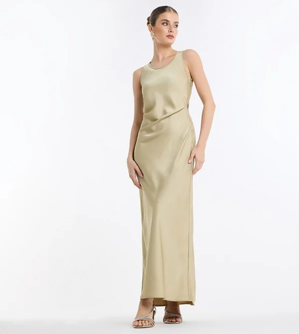 بي سي بي جي BCBG Max Capsule Satin Slip Dress
