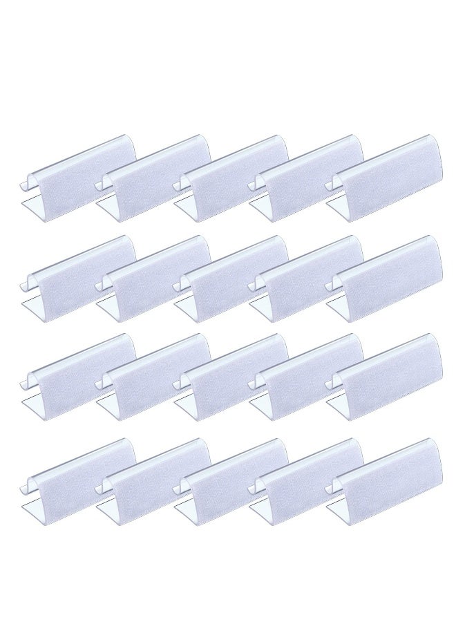 Table Skirting Clips Transparent Windproof Table Cover Holder Clamps Clear Table Edge Clips for Wedding Home Meeting Party Picnic Patio Banquet Indoor Outdoor Events  - Image 1