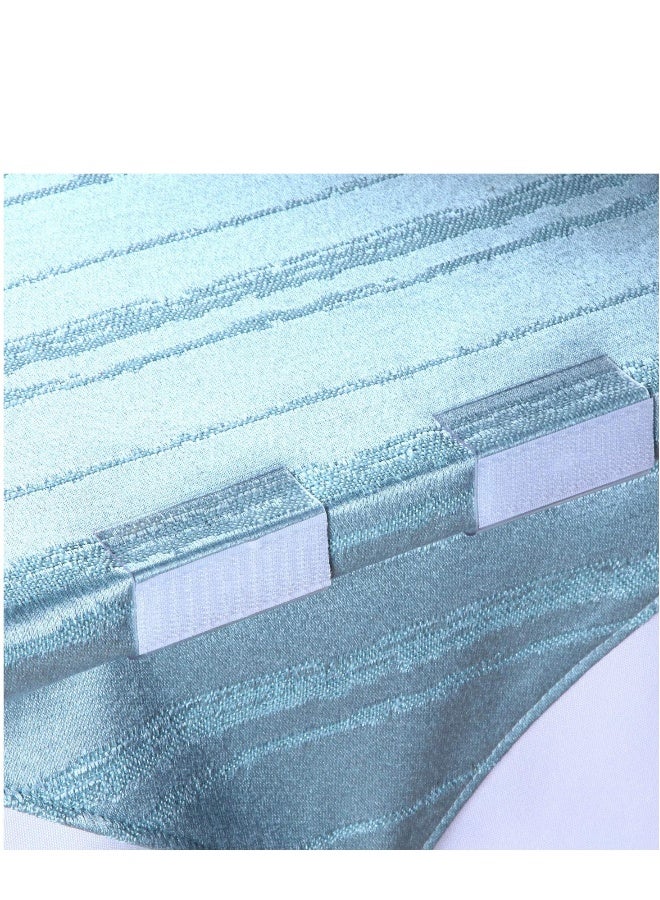 Table Skirting Clips Transparent Windproof Table Cover Holder Clamps Clear Table Edge Clips for Wedding Home Meeting Party Picnic Patio Banquet Indoor Outdoor Events  - Image 2