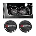 BESULEN Car Cup Holder Coaster 2 PCS Carbon Fiber NonSlip Embedded Coasters Universal 275 Inch Cup Holder Insert Coaster Pad Sports Racing Durable Drink Mat Car Interior Accessories - Image 2