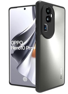 Shockproof Sleek Hybrid Armor Oppo Reno 10 Pro Plus Back Cover Case For Phone (Transparent Pc + Tpu) Transparent