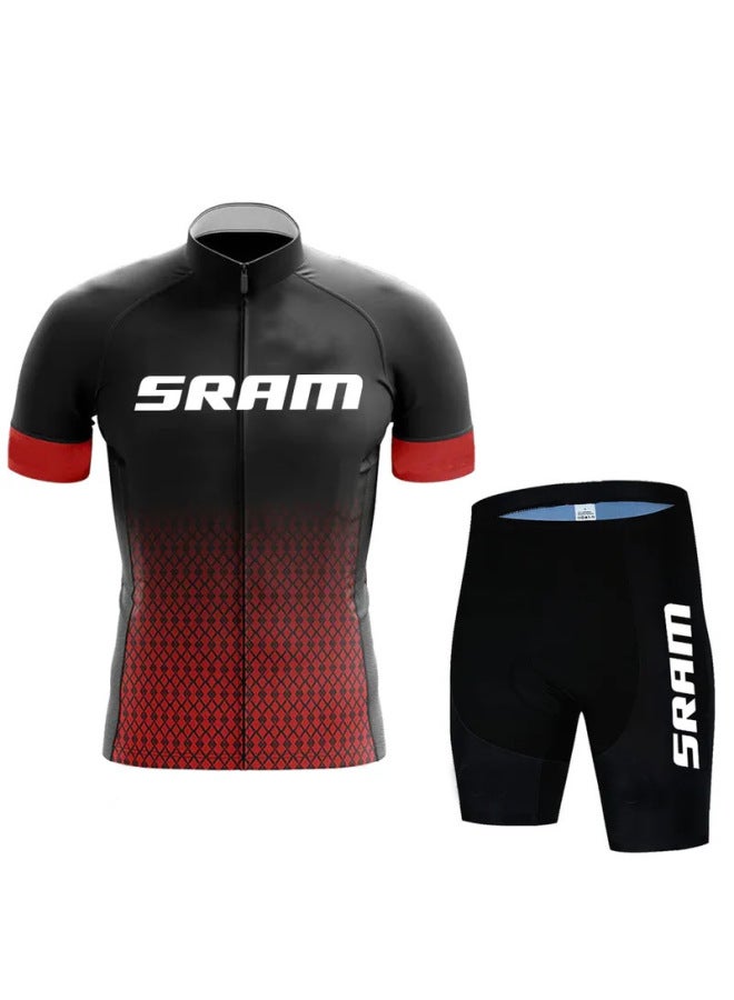 Cycling Clothing Sran Tour De France Cycling Short-sleeved Suit Sweat-wicking And Moisture-absorbing Event Cycling Clothing