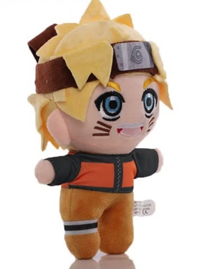 هالامودو سبعة Hokage ورقة بطل مريحة ناعمة لعبة بلش من شقراء - شعر Uzumaki - دمية الراحة المثالية للنوم، هدية عيد ميلاد مثالية، ديكور لغرفة النوم، غرفة المعيشة، مكتب، ومكتب الإجهاد - تخفيف 21 سم - Image 2