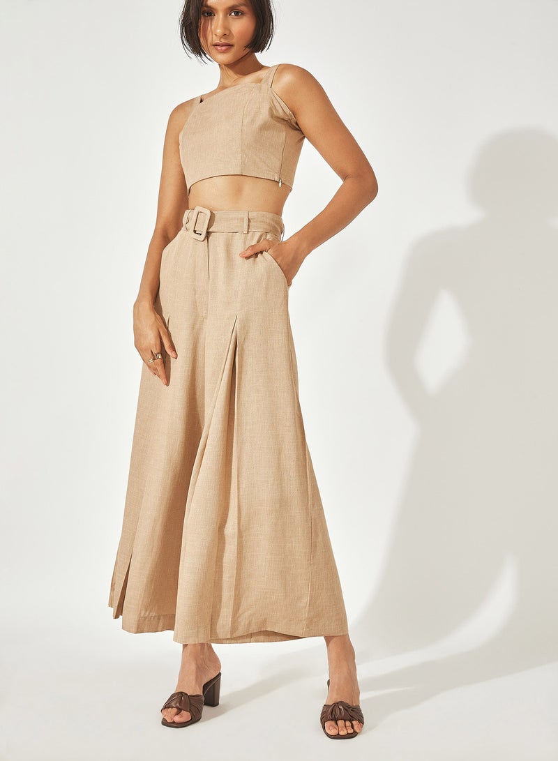 The Label Life Smocked Back Crop Bustier - Image 4