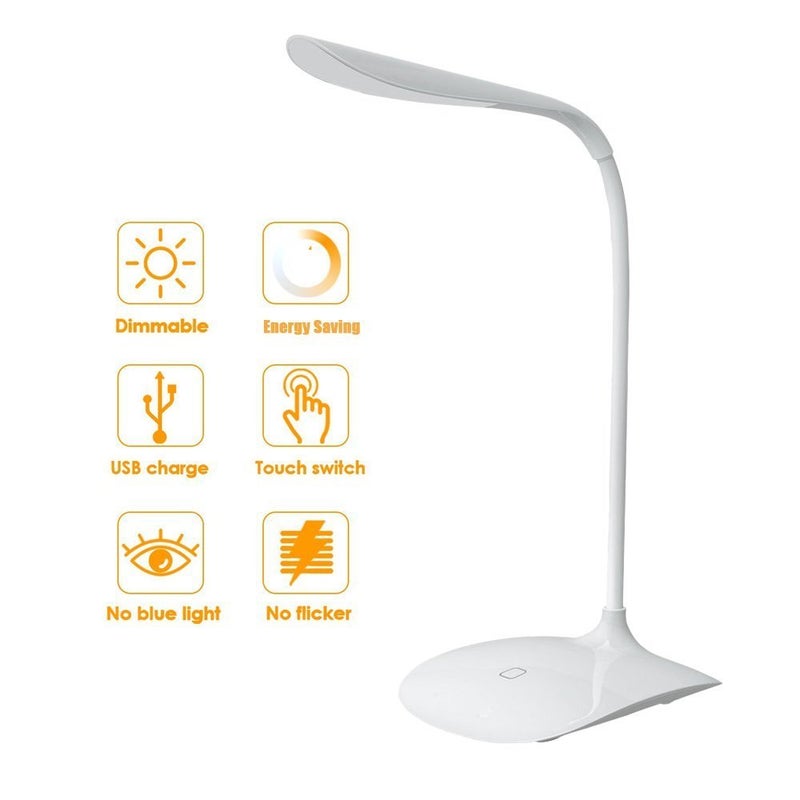PETRICE Touchswitch Desk Lamp Eye Protection Desk College Student Dormitory Lamp Creative Storage Convenience Lamp - Image 2