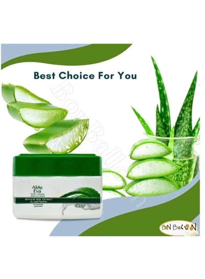 ألو إيفا كريم للشعر بخلاصه الصبار للشعر العادي 185جم - Image 3