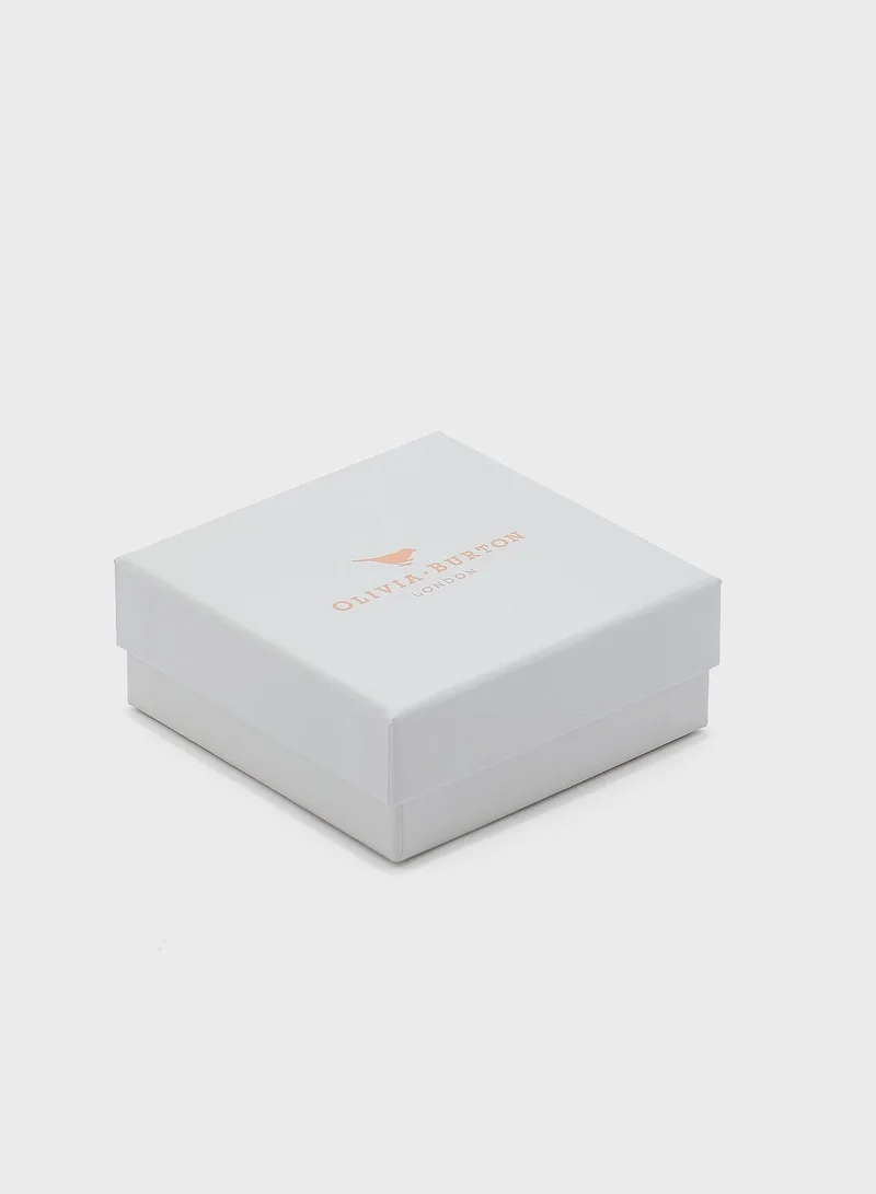 OLIVIA BURTON Embellished Round Pendant Necklace