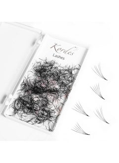 Kordes 1000Pcs Premade Fans Eyelash Extensions - 5D Volume Eyelash Extensions C Curl - 1000 Handmade Fans - 0.7Mm Thick (9Mm) (17Mm)  - Image 1
