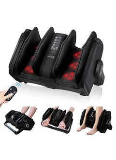 ZEITAKU Zeitaku LEFOOT Foot Massager - Heat, Deep Kneading, Rolling, Vibration and Compression Massage for Pain Relief and Improved Circulation - Perfect for Foot and Calf Massage  - Image 1