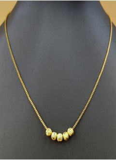 Women's Golden All-match Not Fade Transfer Beads Beaded Clavicle Chain