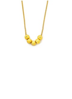 Generic Women's Golden All-match Not Fade Transfer Beads Beaded Clavicle Chain  - Image 2