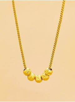 Generic Women's Golden All-match Not Fade Transfer Beads Beaded Clavicle Chain  - Image 4