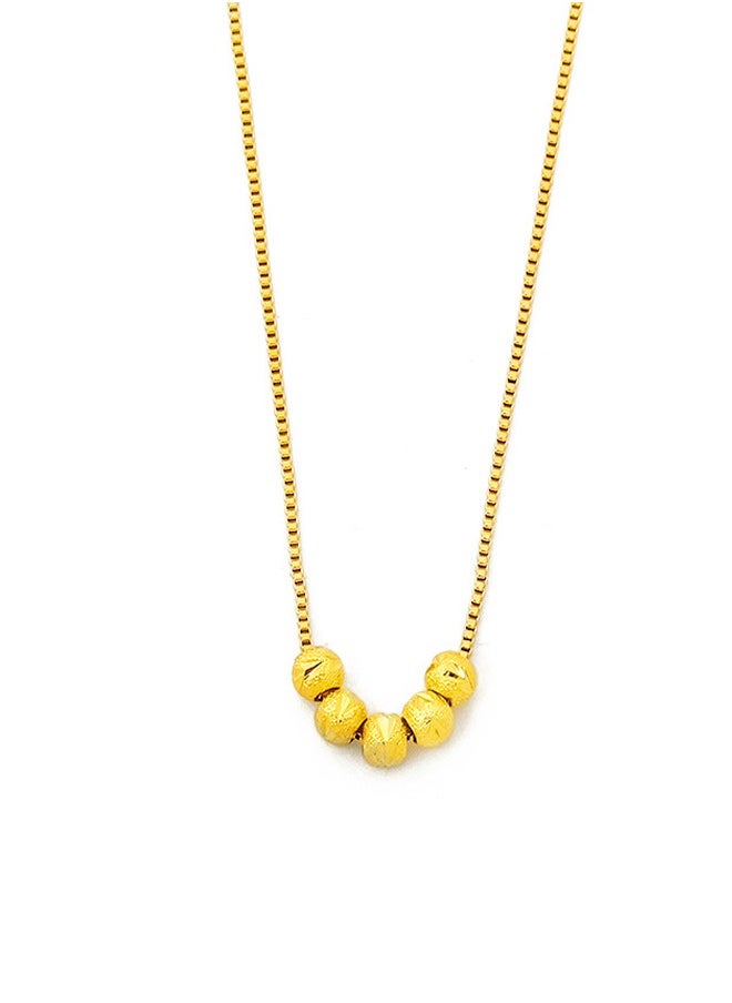 Generic - Women's Golden All-match Not Fade Transfer Beads Beaded Clavicle Chain - Image 1