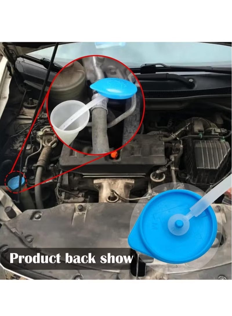 غطاء وغطاء زجاجة خزان سائل غسيل مساحات الزجاج الأمامي 76802-SJD-003، متوافق مع هوندا سيفيك 2006-2011. - Image 4