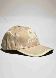 GUCCI Gucci GG Monogram Canvas Baseball Cap - Beige  - Image 1