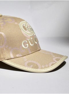 GUCCI Gucci GG Monogram Canvas Baseball Cap - Beige  - Image 2