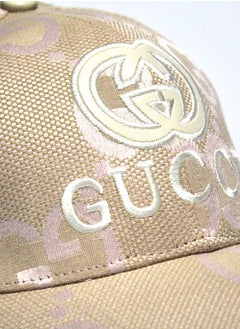 GUCCI Gucci GG Monogram Canvas Baseball Cap - Beige  - Image 3