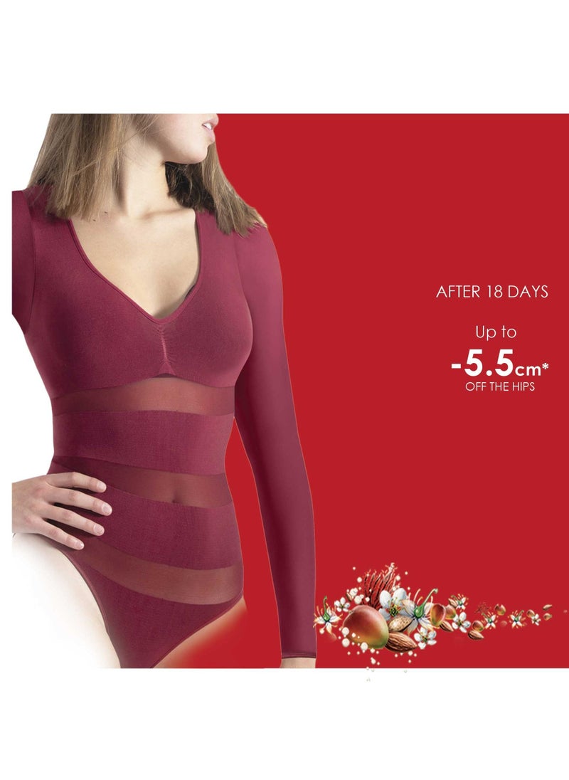 Lytess Body Slimming Long Sleeved Sublime Burgundy  - Image 2