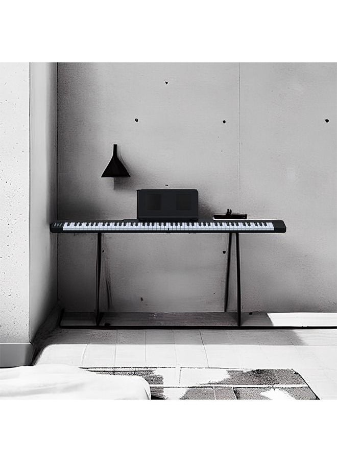 Jidyous - Keyboard Piano,88 Keys Keyboard Piano Portable Digital Piano with LCD Display Built-in Speakers Rechargeable Battery BT Connectivity - Image 1