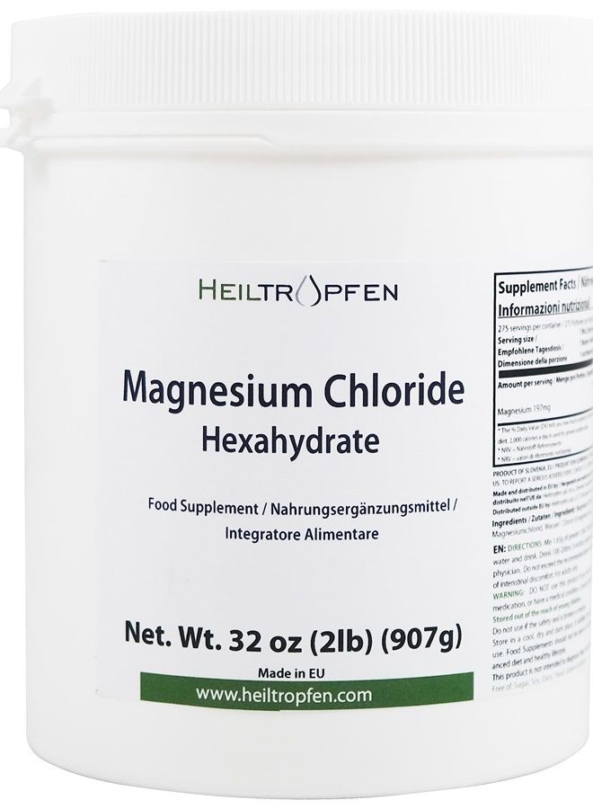Heiltropfen 2 Pounds Magnesium Chloride Hexahydrate | Pharmaceutical Grade Ingredients | Crystal Powder | Pure Ph. EUR, BP, USP, 100% | Heiltropfen® - Image 2