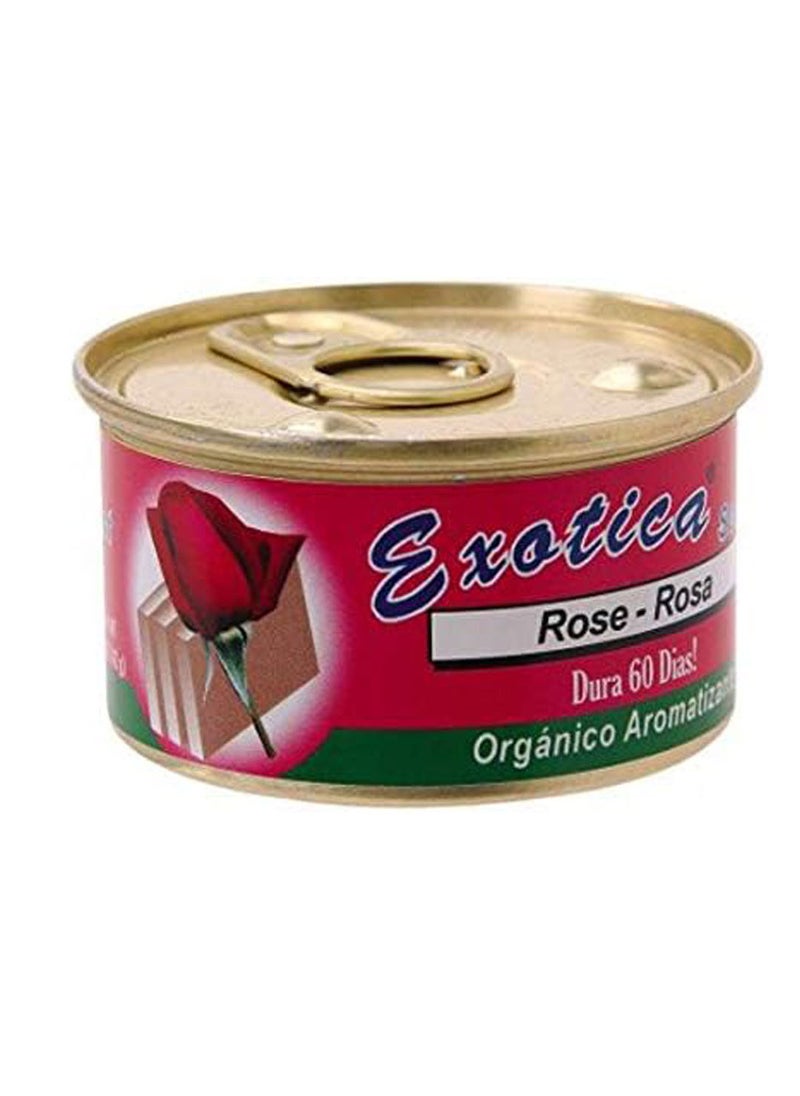 EXOTICA Organic Air Freshener Lasts 60 Days Rose, Pack of 1 