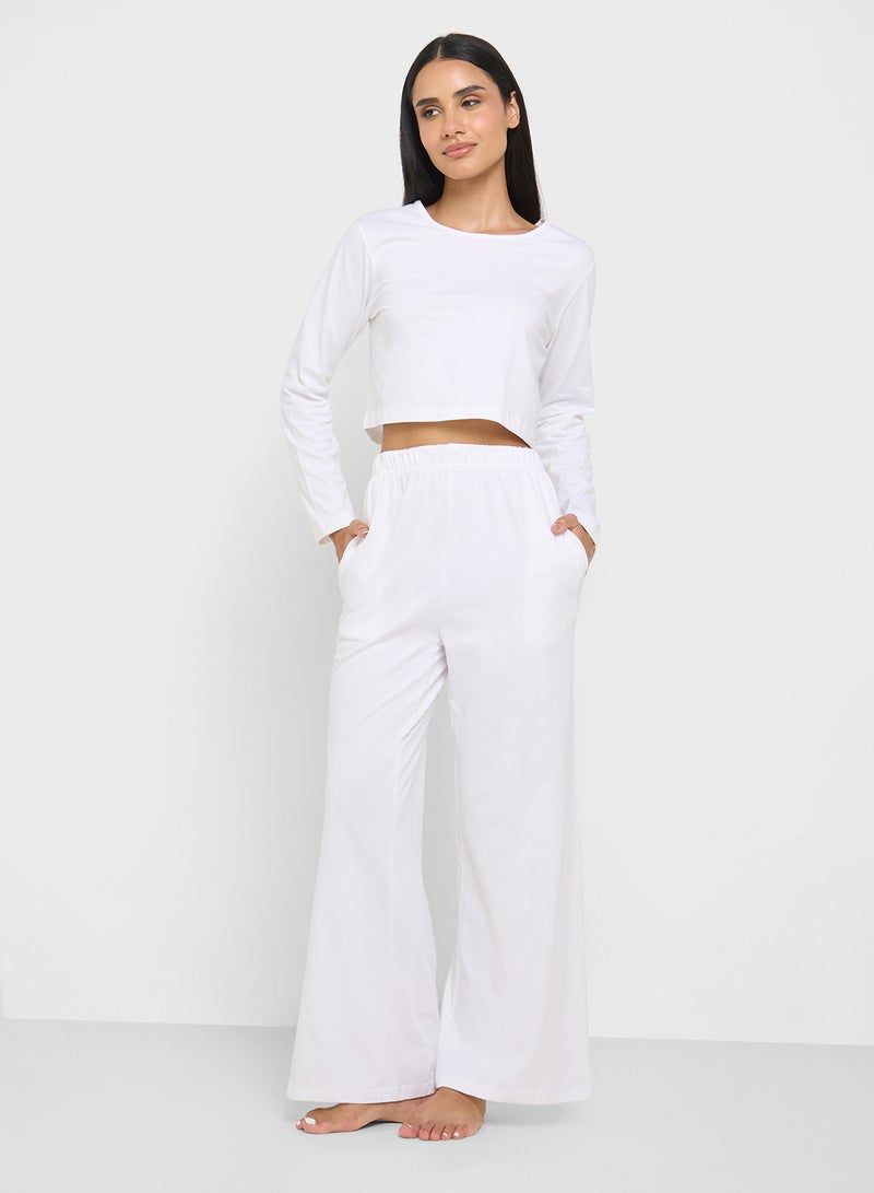 جينجر طقم بيجامة قطنية بأكمام طويلة مريح - Image 5