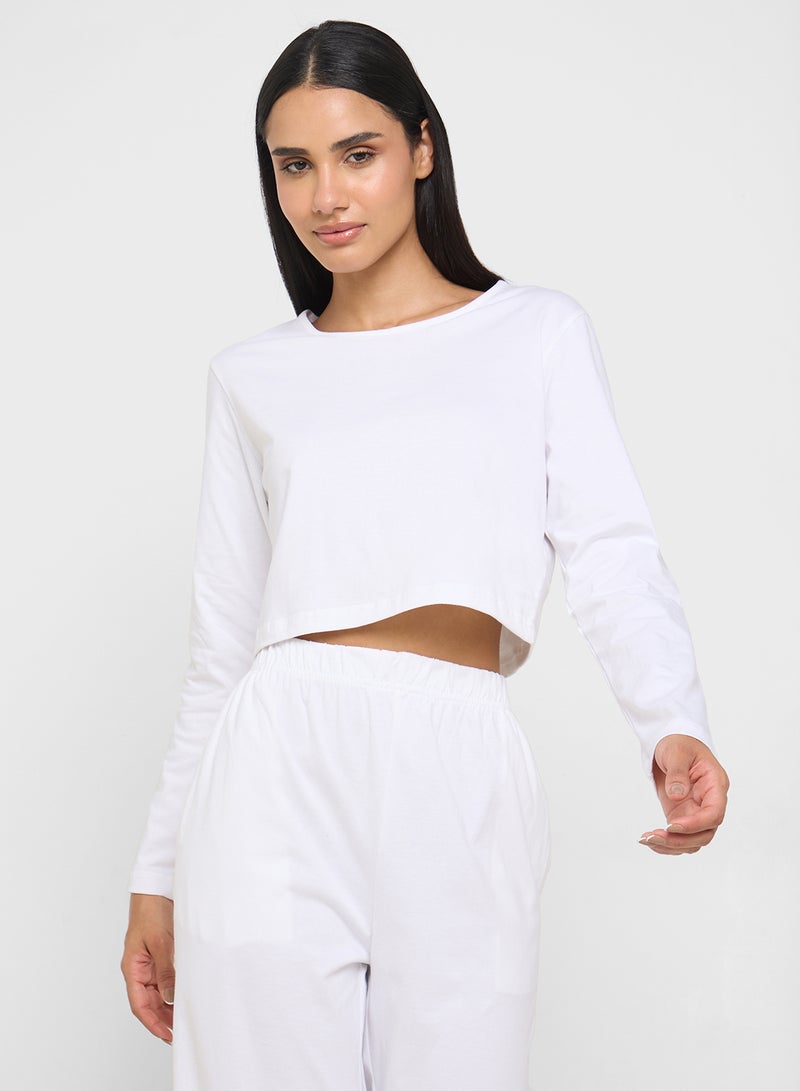 جينجر طقم بيجامة قطنية بأكمام طويلة مريح - Image 3