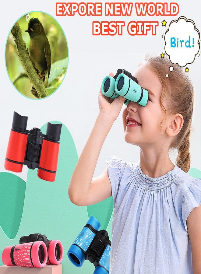 ARTOMIDE Kids Binoculars Best Gifts for 3-12 Years Boys Girls High-Resolution Optics Shockproof Mini Compact Binocuolar Toys Folding Small Telescope for Bird Watching Camping Outdoor Play - Image 2