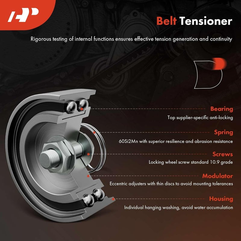 Engine Serpentine Belt Drive Kit for Hyundai - Image 5
