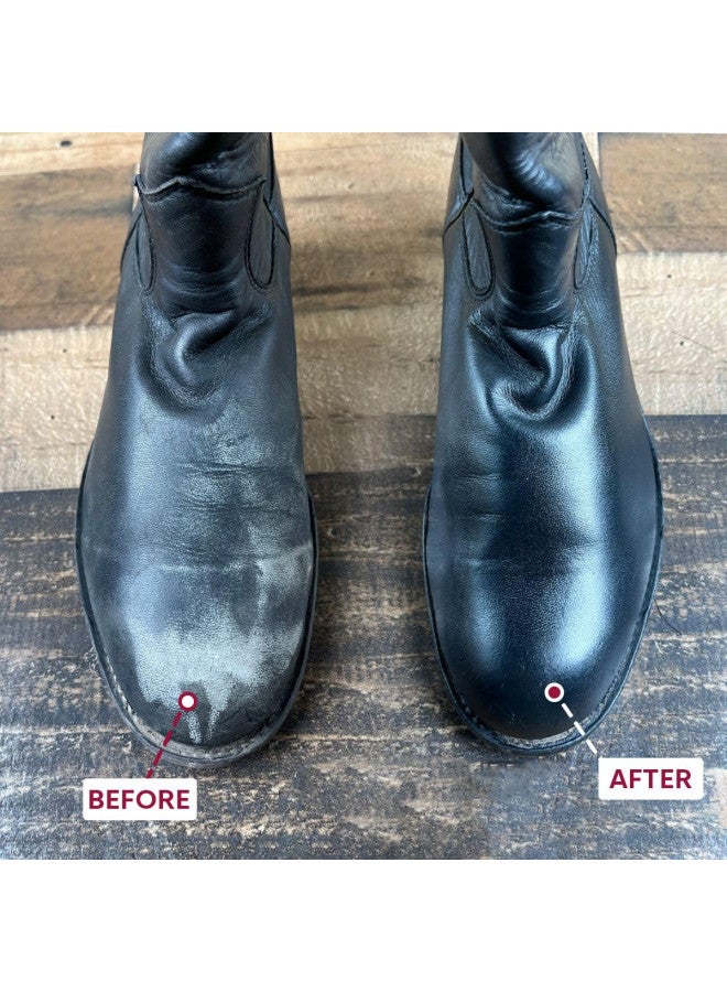Tarrago Shoe Cream Professional Shoe Polish for Leather Boots, Shoes, Purse, Furniture Eco Friendly Leather Conditioner 1.7oz - Black #18 - Image 2