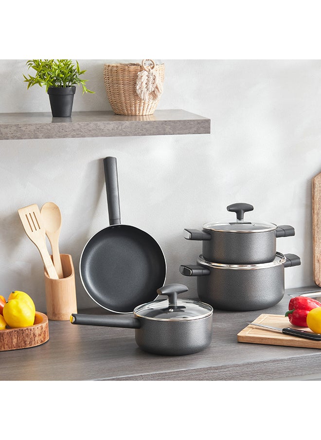 Home Box - Lisbon 9-Piece Non-Stick Cookware Set 30x0.8x30 cm - Image 1