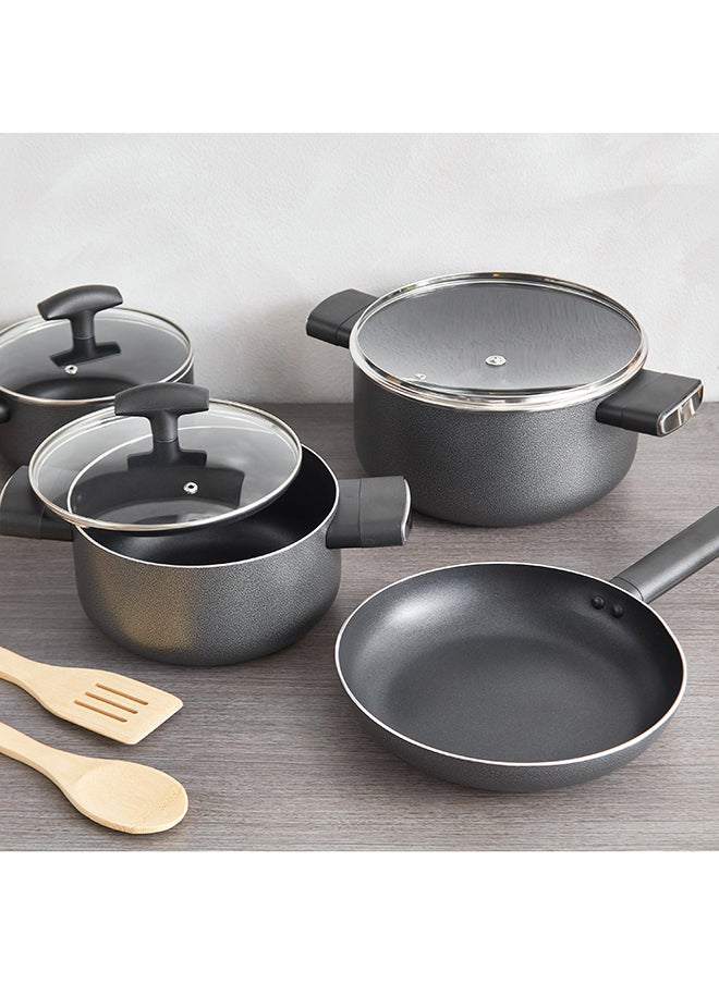 Home Box - Lisbon 9-Piece Non-Stick Cookware Set 30x0.8x30 cm - Image 1