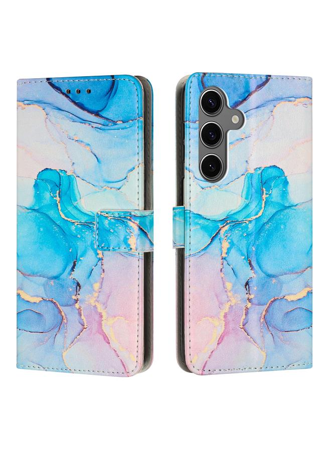 erorex Case For Samsung Galaxy A36 / A56 Painted Marble Pattern Leather Phone Case - Image 1