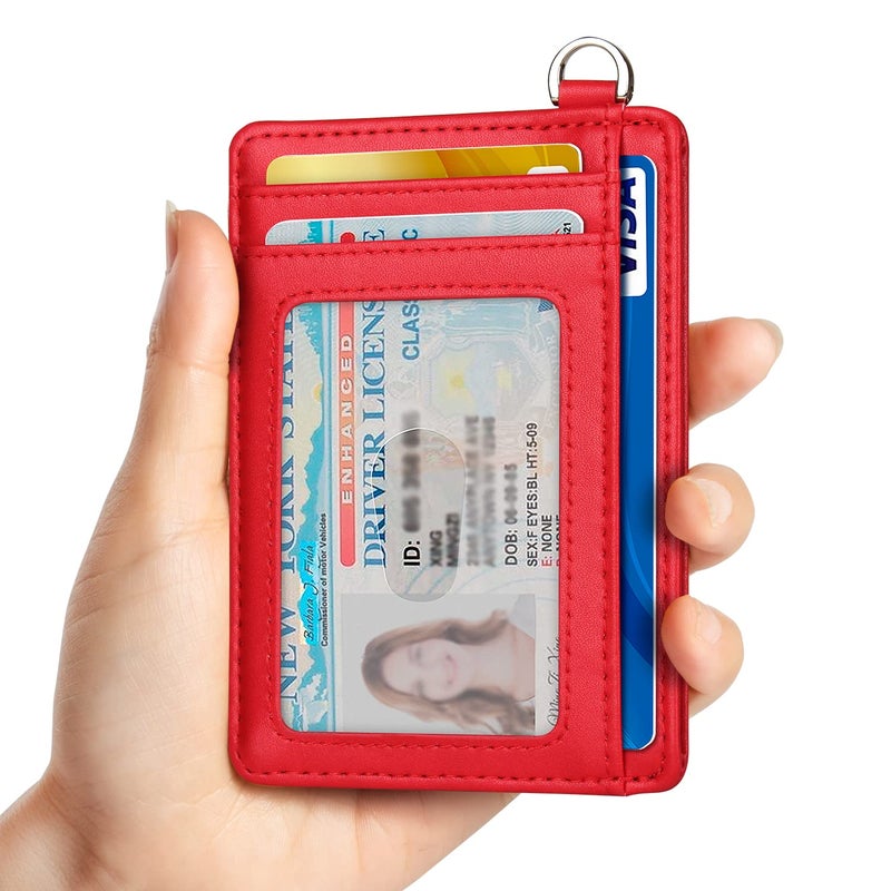 EcoVision Slim Minimalist Front Pocket Wallet, RFID Blocking Credit Card Holder Wallet with Detachable D-Shackle for Men Women - Image 2