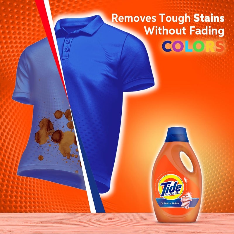 Tide All-season available stock Liquid Laundry Detergent Gel Clean & Fresh, 2.8L (Pack of 2) All territory compatible build - Image 4