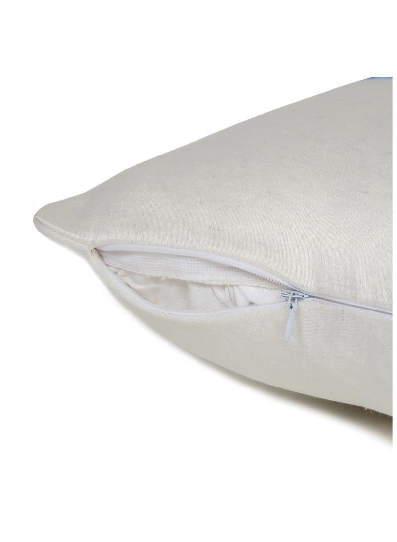 Oussum Ink Spread Decorative White Throw Pillow Covers Set of 2 For Car Seat Home Bedroom Sofa Home Decoration Office Chair (16 X 16 Inch) - Image 3