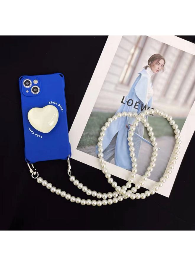Mobile Phone Lanyard Highlight Imitation Pearl Crossbody Chain Elegant Women's Internet Celebrity Water Cup Chain Bag Chain Removable Mobile Phone Chain Trendy-Specifications Support Image Upload:8mm Pearl Slung Chain "golden Key Chain" 110cm - Image 4