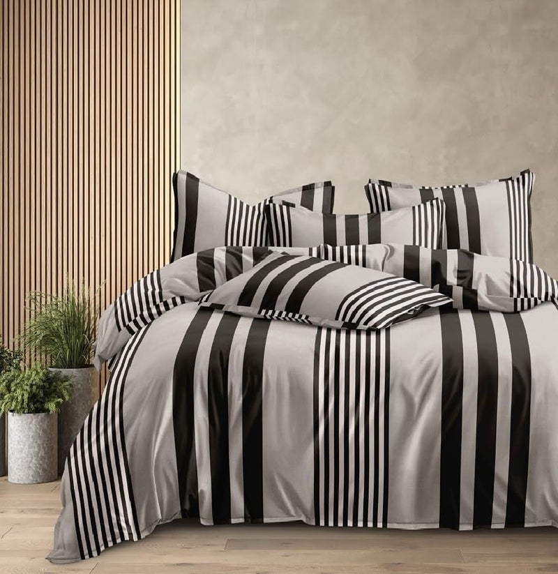 Laying Style™ Supersoft Glace Cotton Double Bed AC Comforter Set King Size Double Bed with 1 Flat Bedsheet with 2 Pillow Covers II 4 pc Bedding Set - (Comforter with Bedsheet) - Image 5
