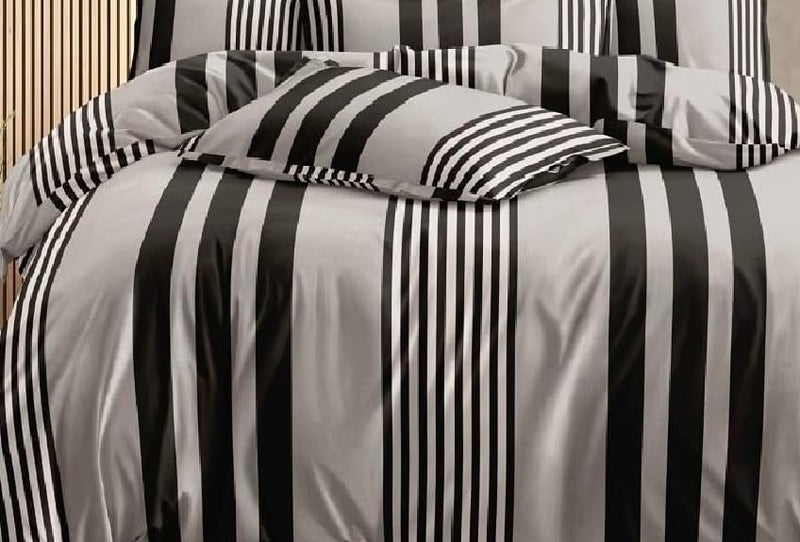 Laying Style™ Supersoft Glace Cotton Double Bed AC Comforter Set King Size Double Bed with 1 Flat Bedsheet with 2 Pillow Covers II 4 pc Bedding Set - (Comforter with Bedsheet) - Image 2