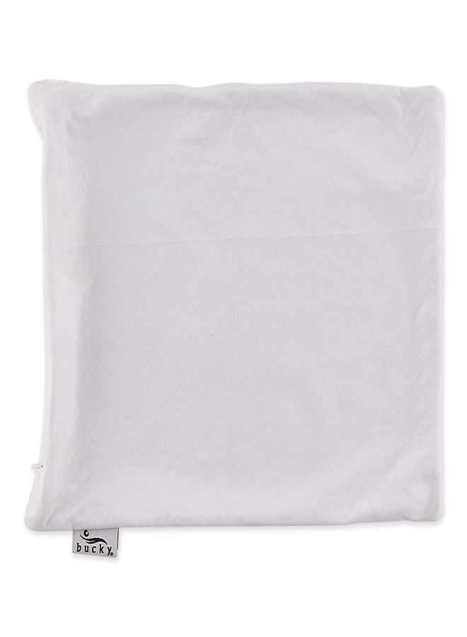 Bucky Natural Bedding Collection, Travel Duo Pillow Cover, 14x11", White - Image 1