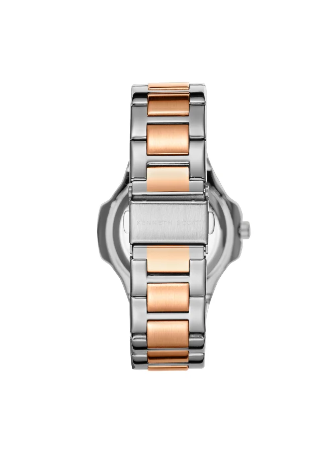 KENNETH SCOTT Women's Stainless Steel Analog Watch K24507-KBKK - 38 mm