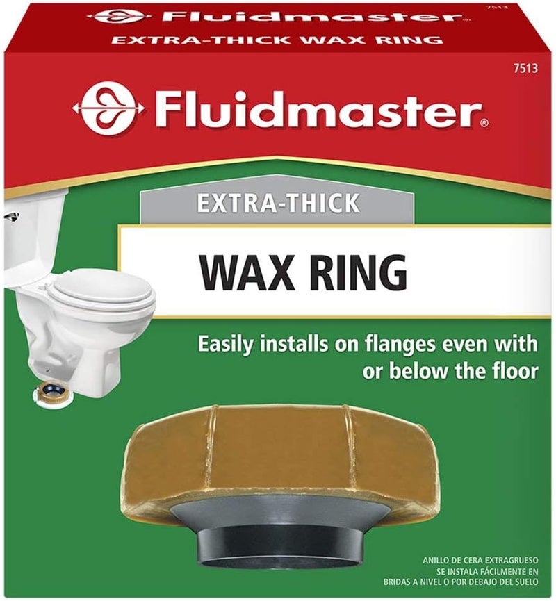 Fluidmaster 7513 Extra Thick Wax Toilet Bowl Gasket with Flange, for 3-Inch and 4-Inch Waste Lines - 3 PACK - Image 2