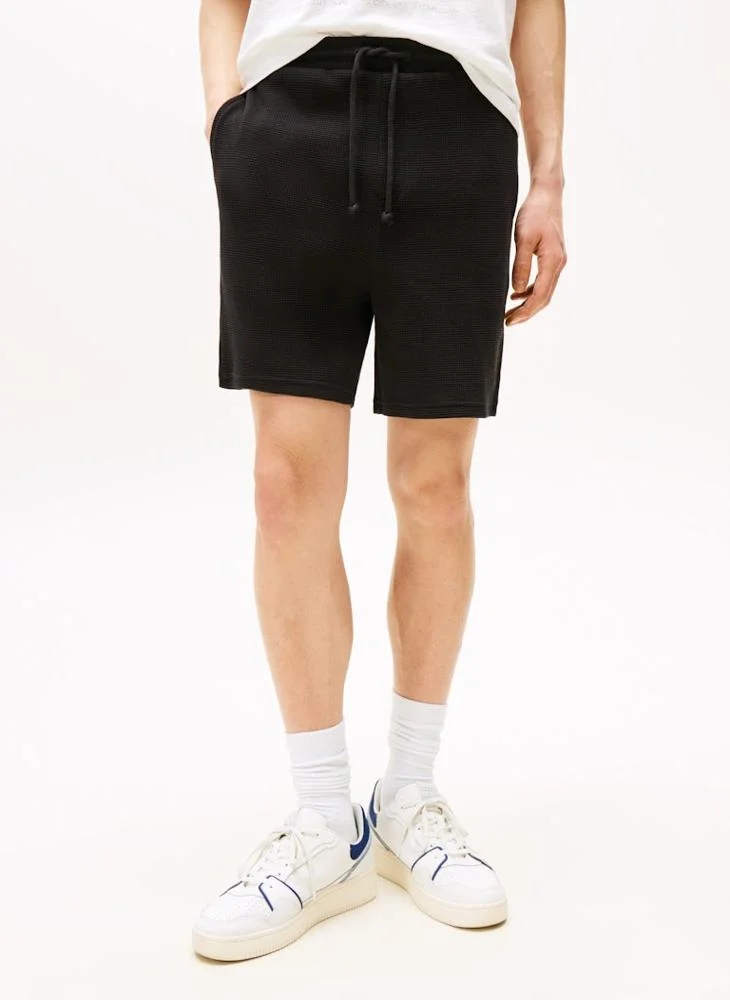تومي جينز Relaxed Waffle Beach Shorts