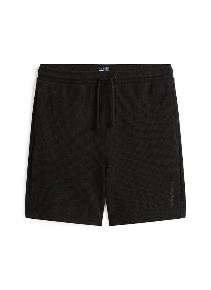 TOMMY JEANS Relaxed Waffle Beach Shorts