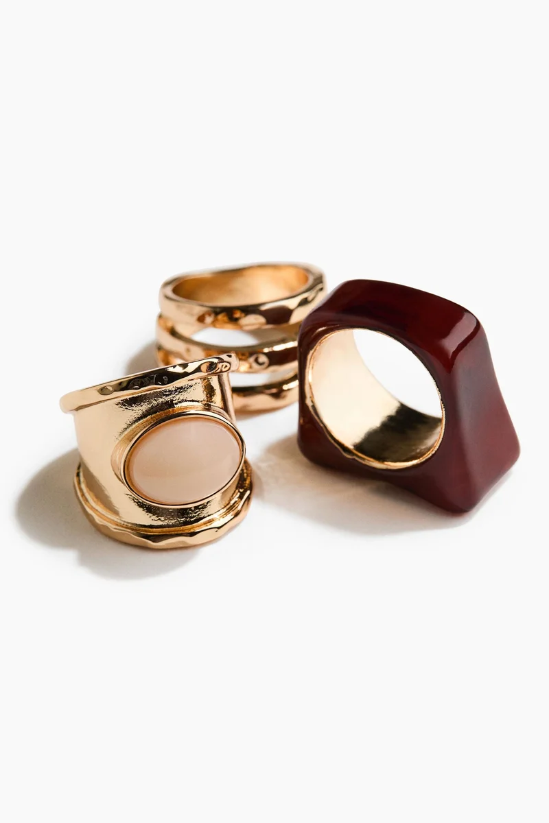 اتش اند ام طقم خواتم من 3 قطع