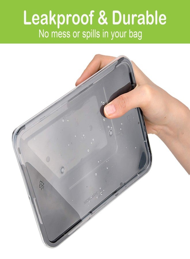 AIFUSI 50 Pack Meal Prep Container, Disposable Lunch Box, Food Storage Washable Containers with Lids, Reusable Plastic Bento Box Microwave/Dishwasher/Freezer Safe (750ML/ 26 OZ) - Image 2