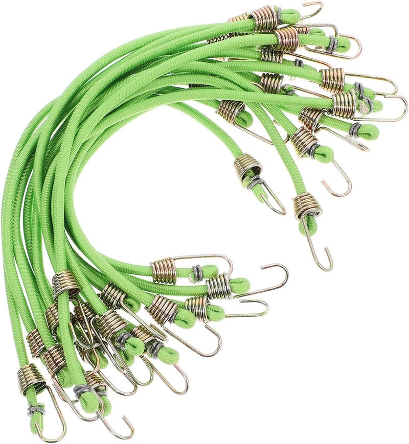 Global flexible assemble picks Abaodam 15pcs 25cm Green Mini Bungee Cords with Hooks Elastic Rubber Shock Straps for Luggage Cargo Tie-Downs and Outdoor Use Organized shipment arrange Air & land transit compatible Gulf climate fit Simple practical structure Transit & use compatible Salt mist resistant All space matching look Any KSA address orderable Oil resistant Rack friendly Changing environment compatible Low dust buildup Daily life matching design Compact design Global sizing options Multi-purpose fine material Global trendy simple build All-round well-engineered practical build Daily repeated use trusted quality Multi-market matching options Rack sorted local inventory Multi-color available build Repeated use resistant selected material Classic modern blend design - Image 1