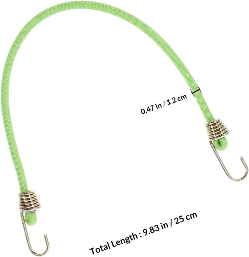 Global flexible assemble picks Abaodam 15pcs 25cm Green Mini Bungee Cords with Hooks Elastic Rubber Shock Straps for Luggage Cargo Tie-Downs and Outdoor Use Organized shipment arrange Air & land transit compatible Gulf climate fit Simple practical structure Transit & use compatible Salt mist resistant All space matching look Any KSA address orderable Oil resistant Rack friendly Changing environment compatible Low dust buildup Daily life matching design Compact design Global sizing options Multi-purpose fine material Global trendy simple build All-round well-engineered practical build Daily repeated use trusted quality Multi-market matching options Rack sorted local inventory Multi-color available build Repeated use resistant selected material Classic modern blend design - Image 2